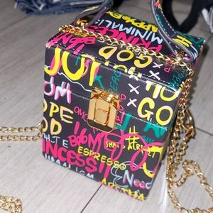 NWT BLACK GRAFFITI CASE